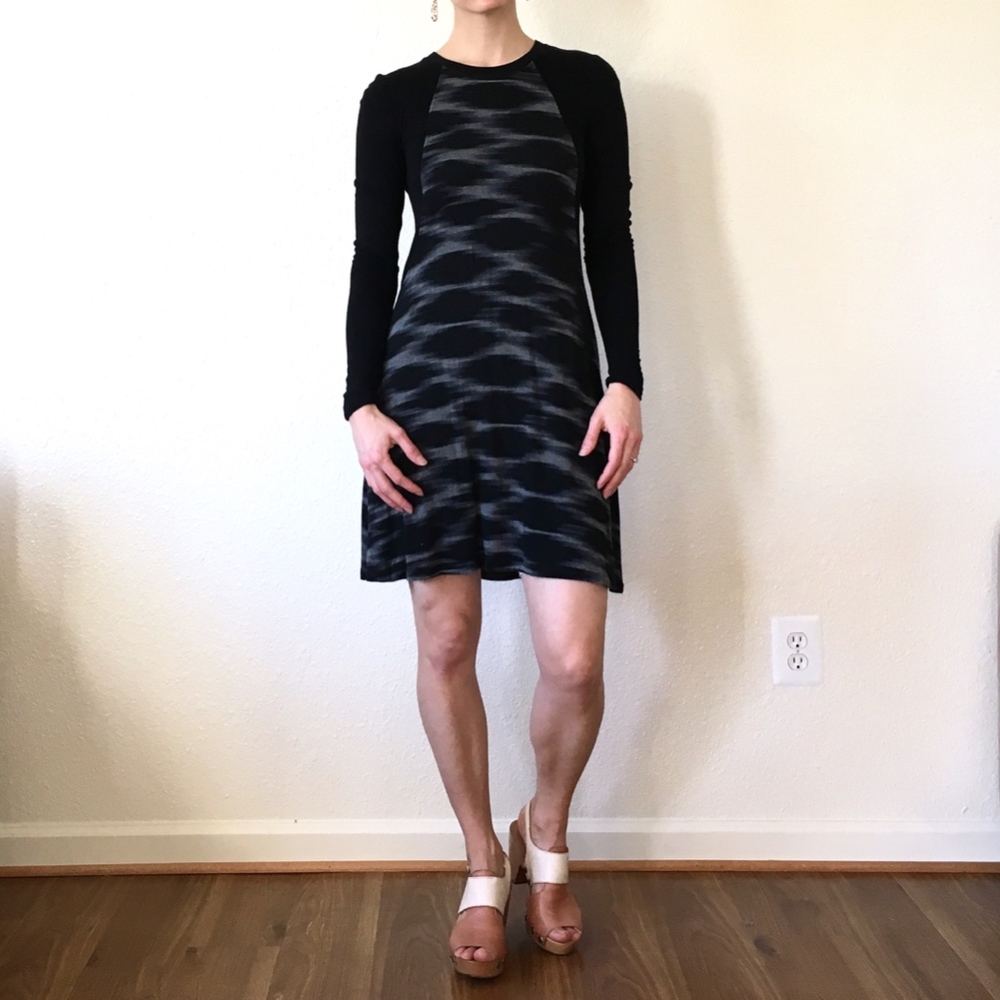 Pieces by Kensie Long Sleeve Skater Dress